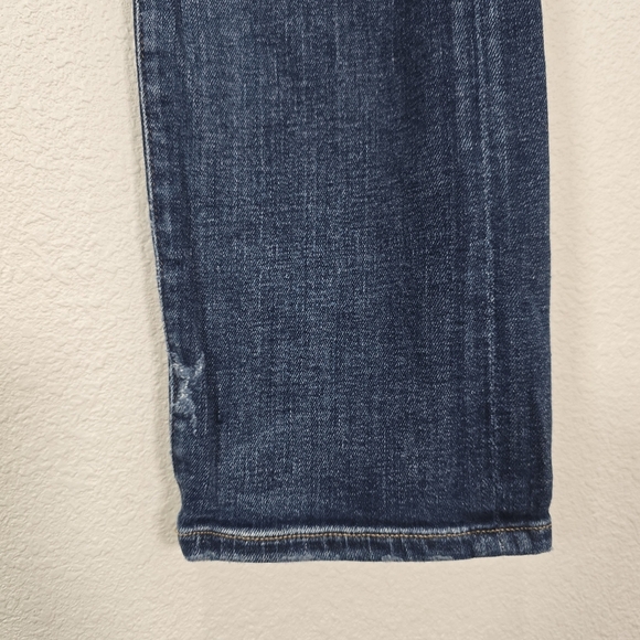 Agolde Isabel Slim Fit Boyfriend Starwood Slight Distressed Jeans Size 27 - Picture 8 of 13